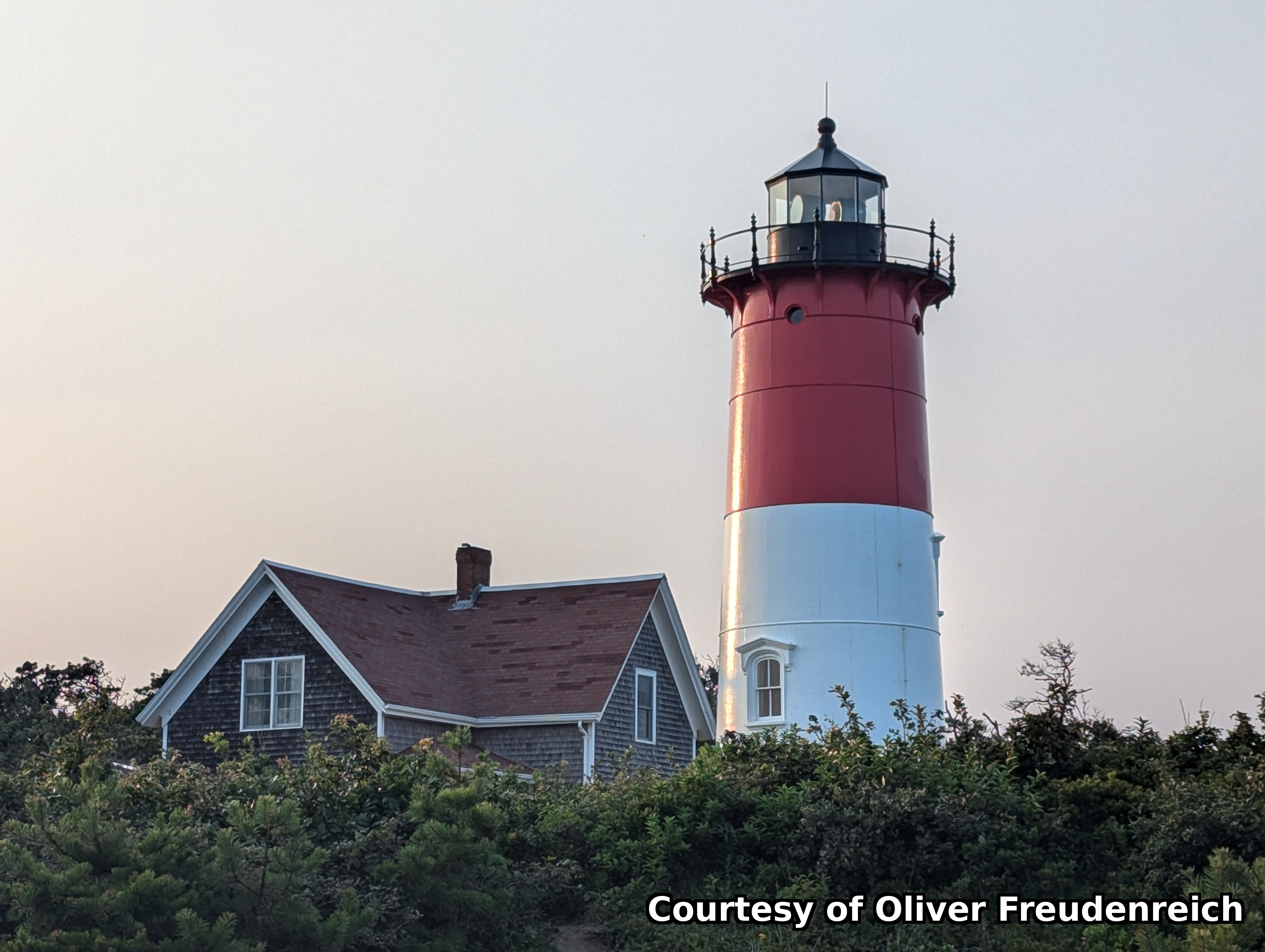 Nauset Light lighthouse at golden hour, Cape Cod